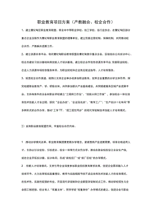 职业教育项目方案.docx