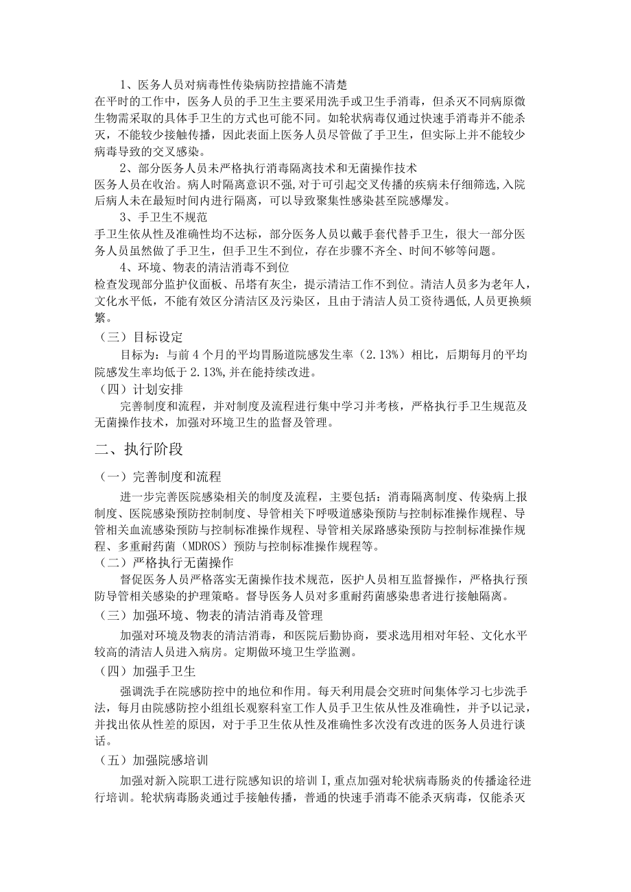 运用PDCA降低降低儿科病区医院感染发病率.docx_第2页