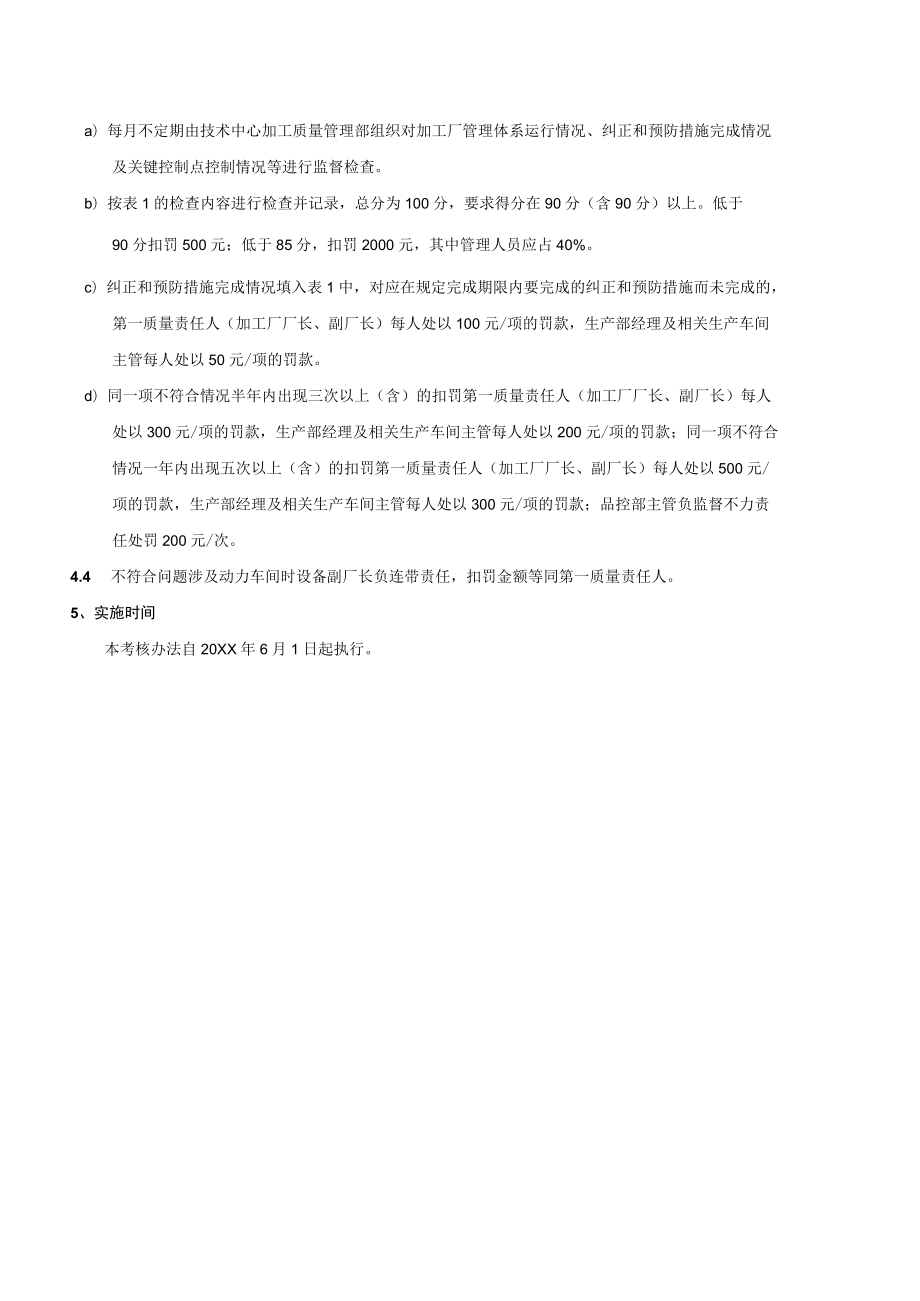 加工厂管理体系运行控制考核办法.docx_第3页