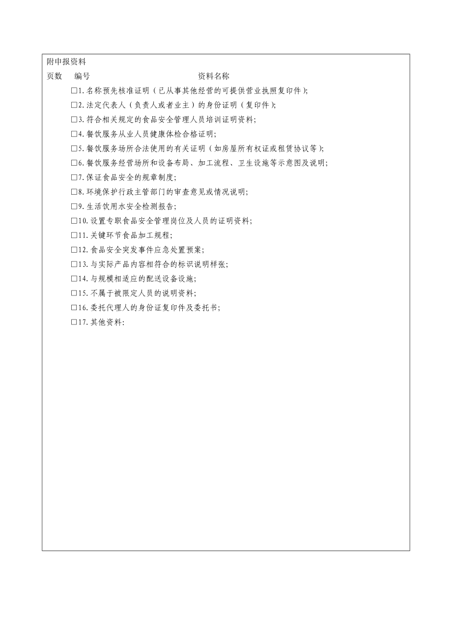 餐饮服务许可申请书(模板).docx_第3页