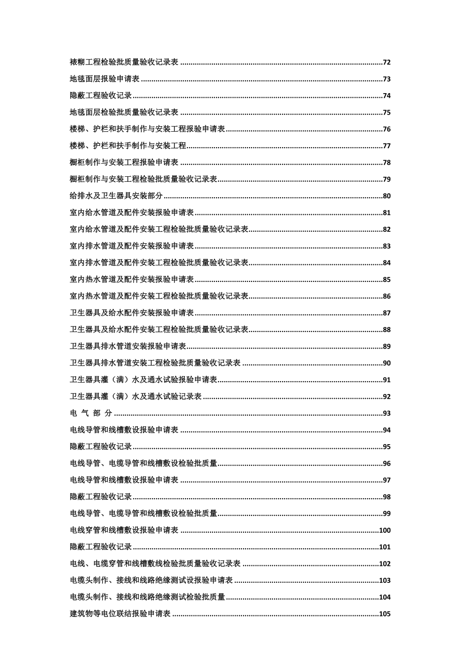 全套工程验收资料(酒店装饰装修工程完整填写范例版).docx_第3页