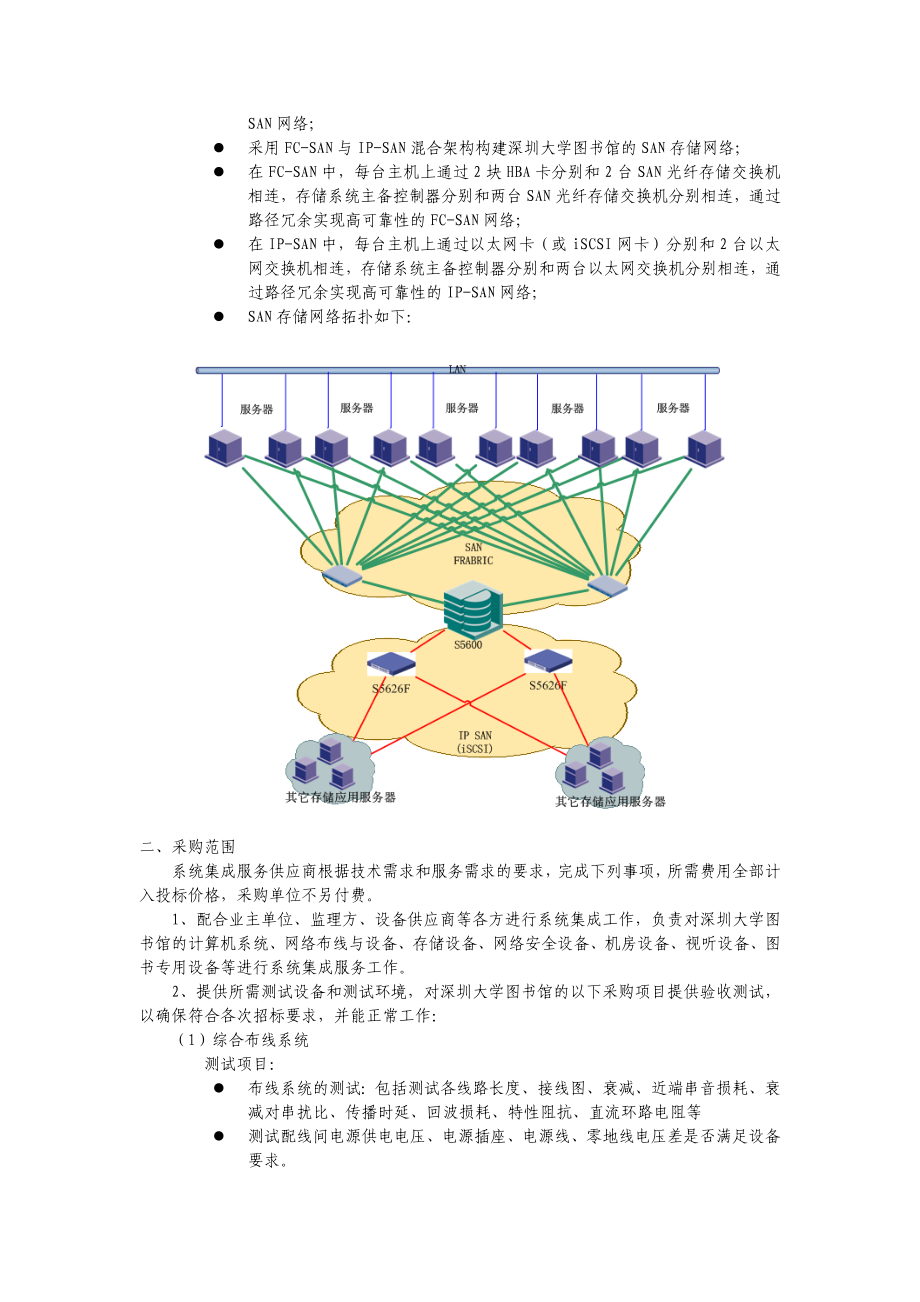 网络服务器存储等系统集成采购需求.docx_第3页