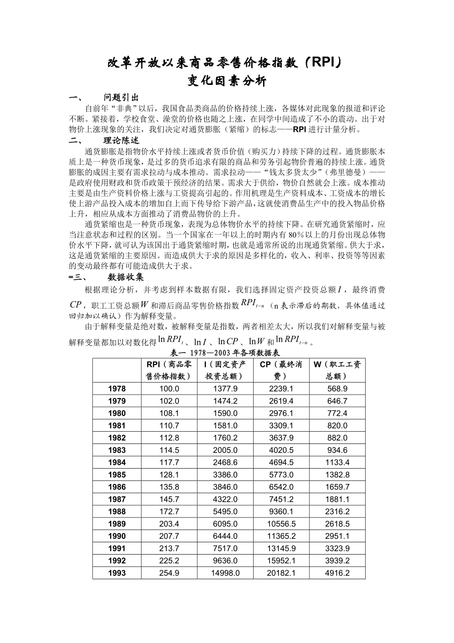 改革开放以来商品零售价格指数(RPI).docx_第1页