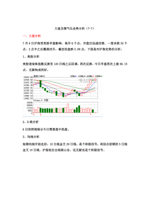 大盘及煤气化走势分析7-7.docx