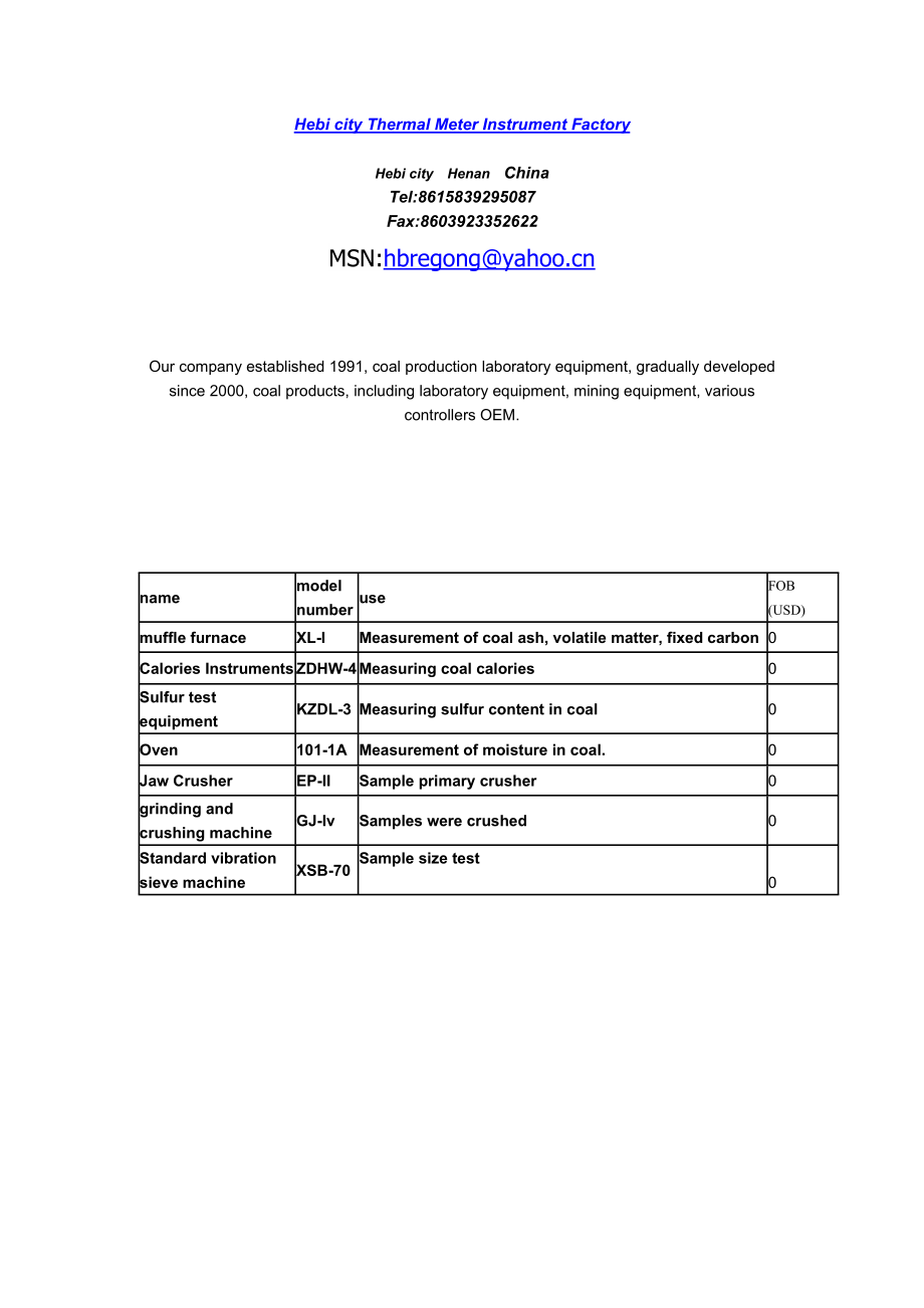 外贸煤炭化验室英文报价格式.docx_第1页