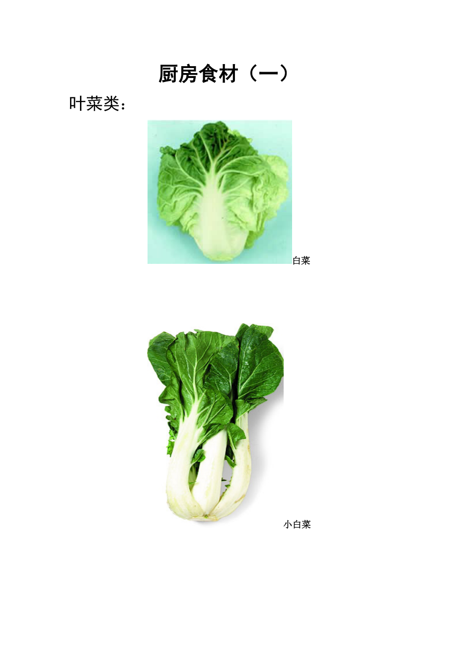 厨房食材大全组图(一).docx_第1页