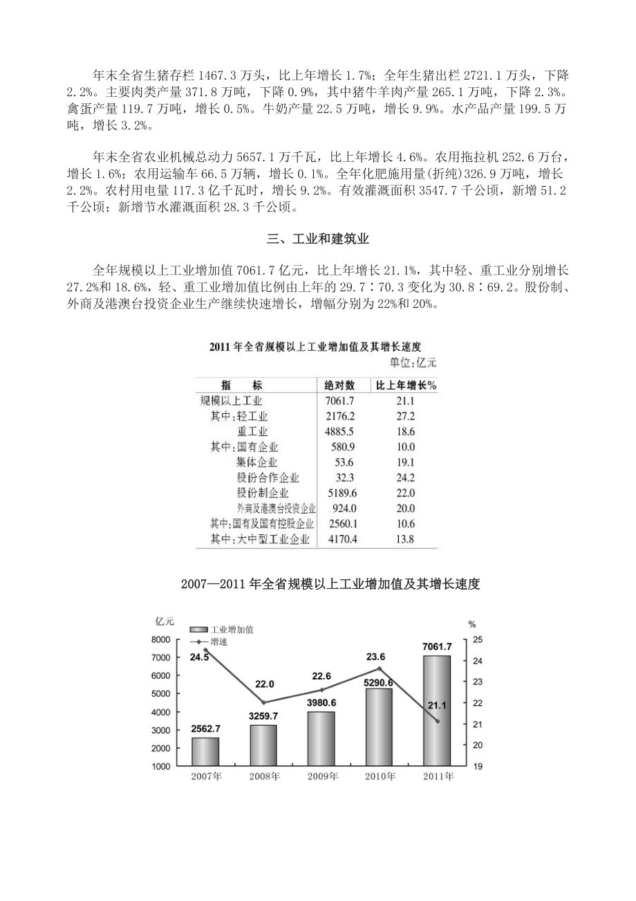 安徽省XXXX年国民经济和社会发展统计公报.docx_第3页