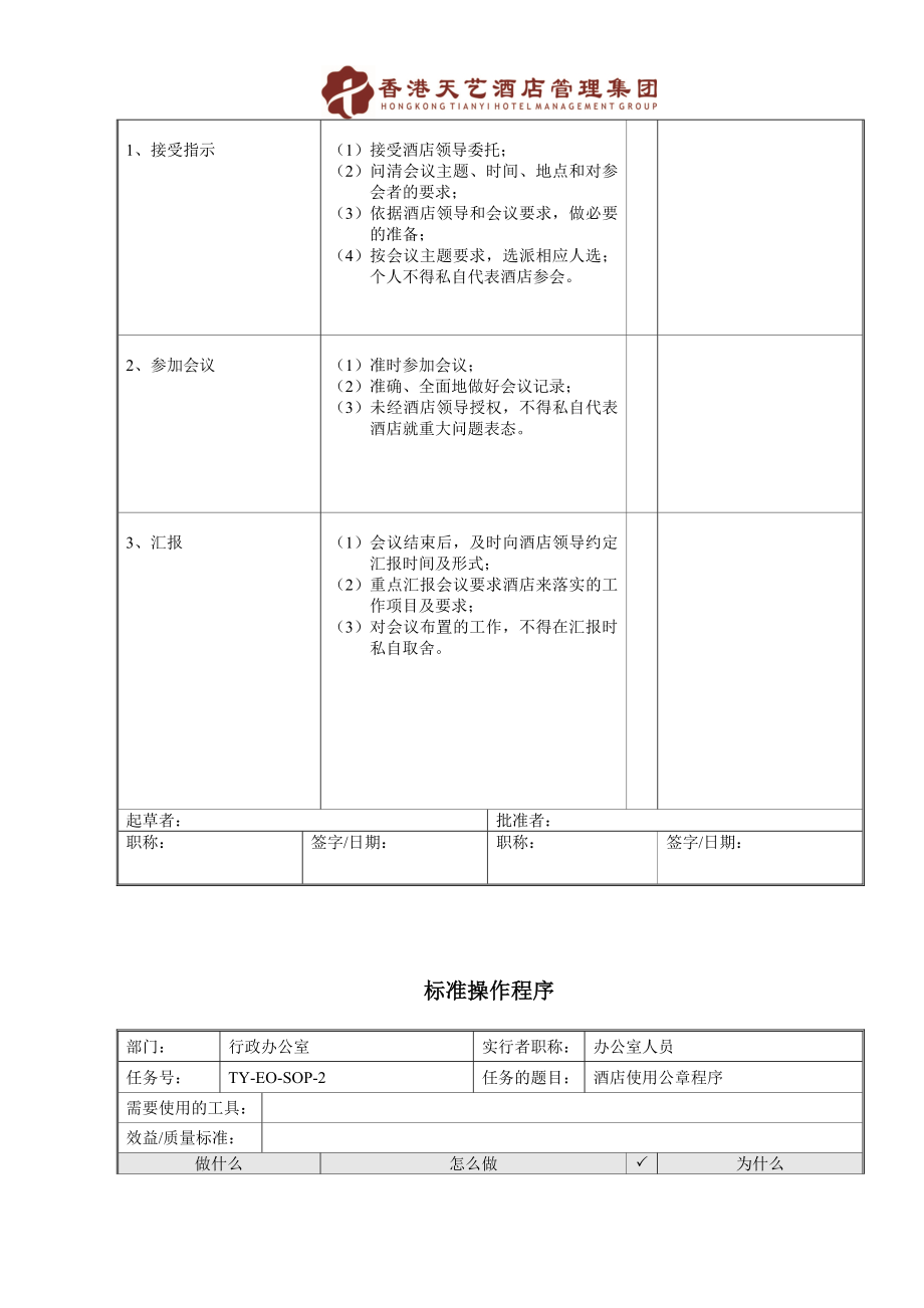 某某酒店人力资源部标准操作程序一览表.doc_第3页