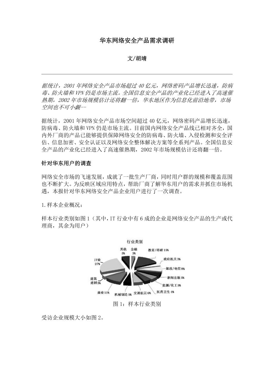 网络安全市场调研资料_华东市场.docx_第1页