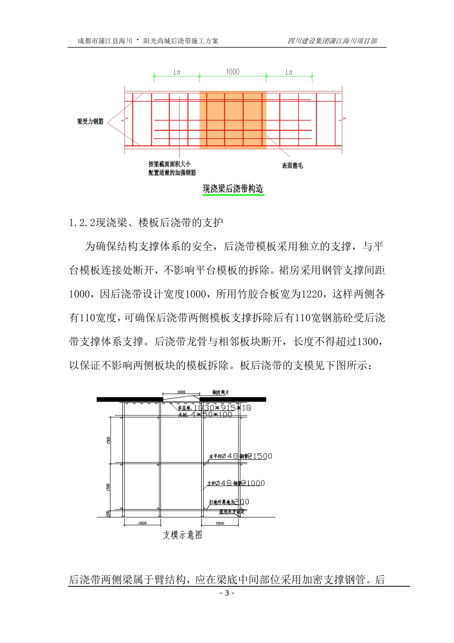 筏板基础后浇带专项施工方案.docx_第3页