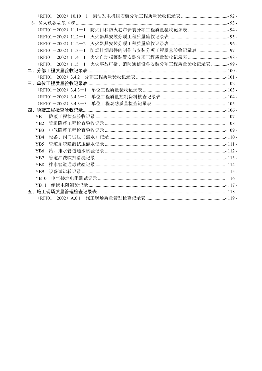 人防工程分部分项验收记录表(DOC122页).doc_第3页