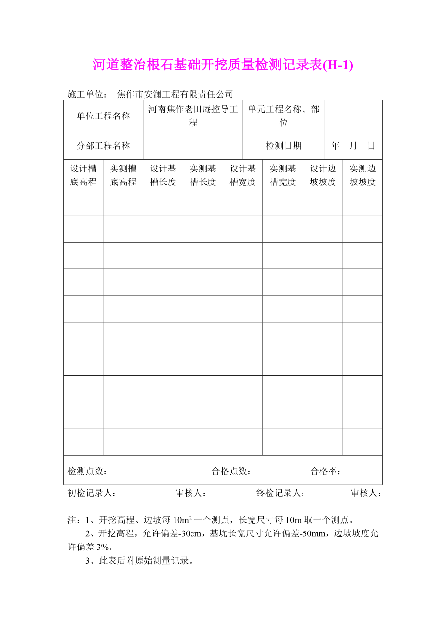 河道整治石方工程用表(DOC37页).doc_第2页