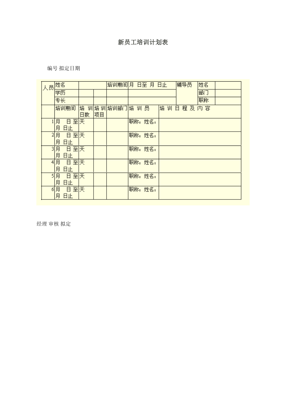 企业管理培训表格.docx_第2页