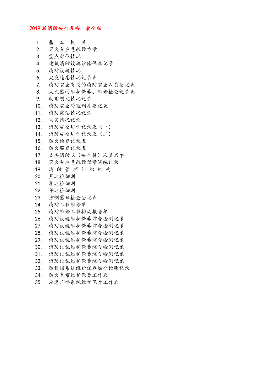 消防安全相关表格台账大全(DOC37页).doc_第1页