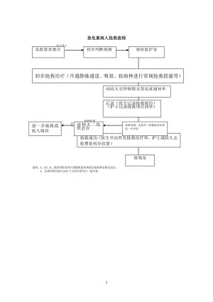 非常好的急危重症抢救流程图集.docx