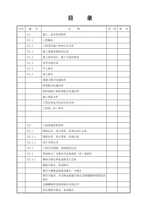 房建施工表格范本.doc