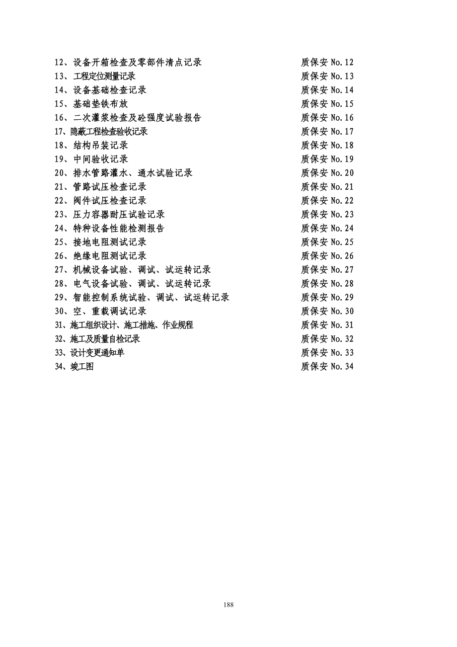 四、安装单位工程施工技术资料组卷目录及表式.docx_第3页