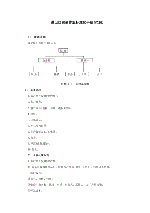 进出口贸易作业标准化手册((DOC13页).doc