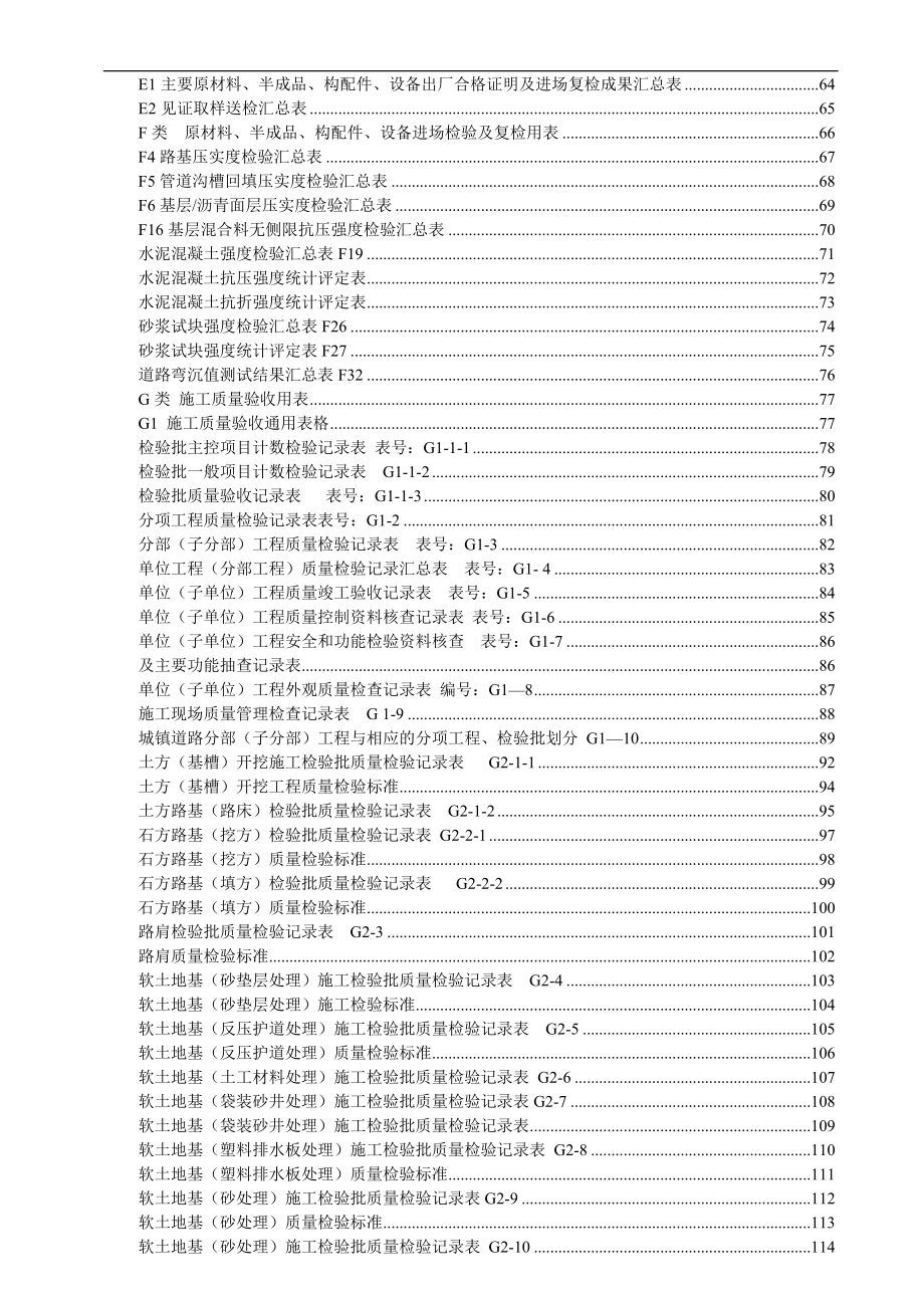 湖北省城镇道路工程施工管理统一用表CJJ12008.docx_第3页