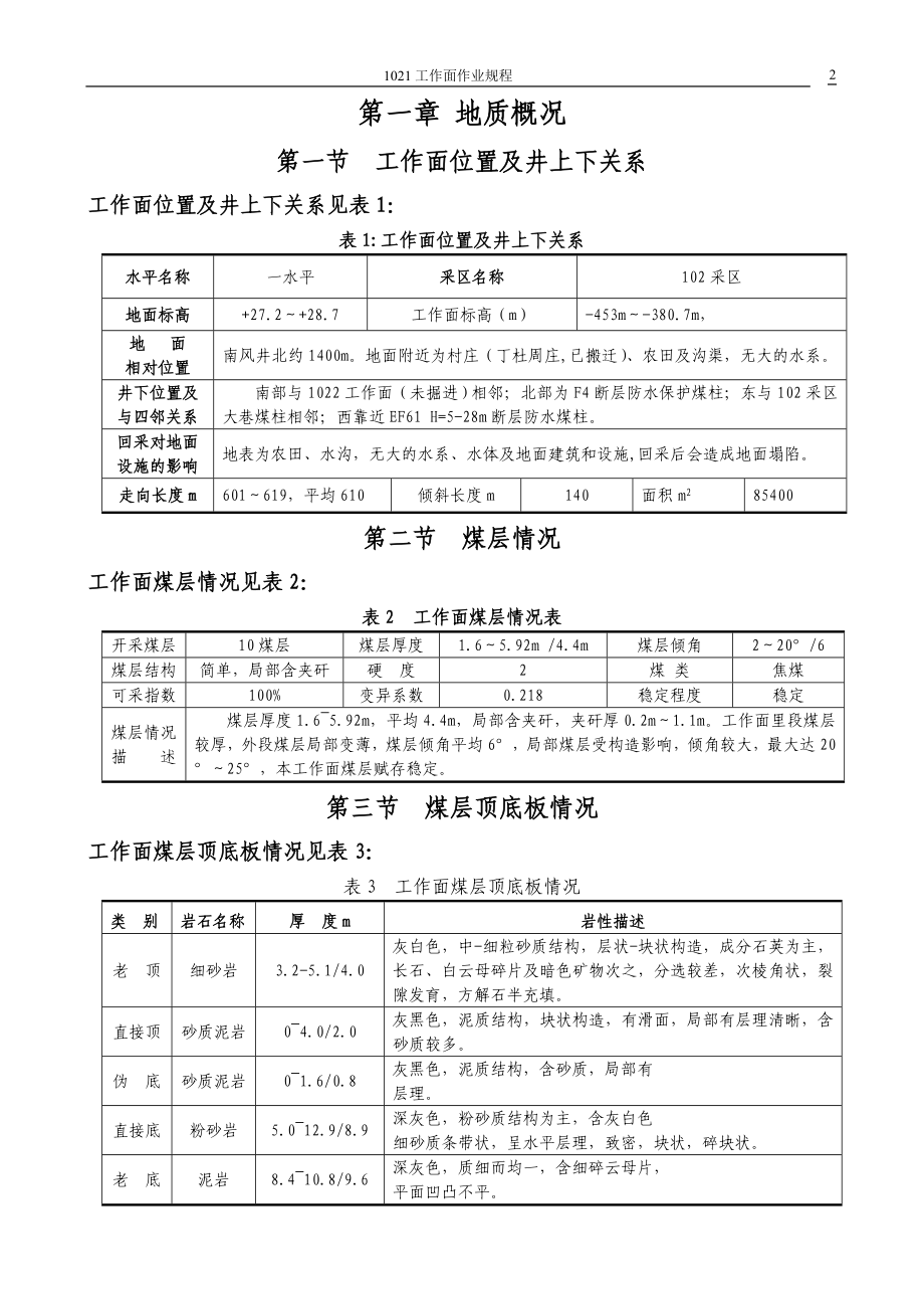 1021工作面作业规程.docx_第2页