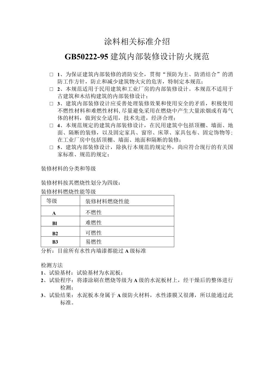 涂料相关标准-防火涂料标准.docx_第1页