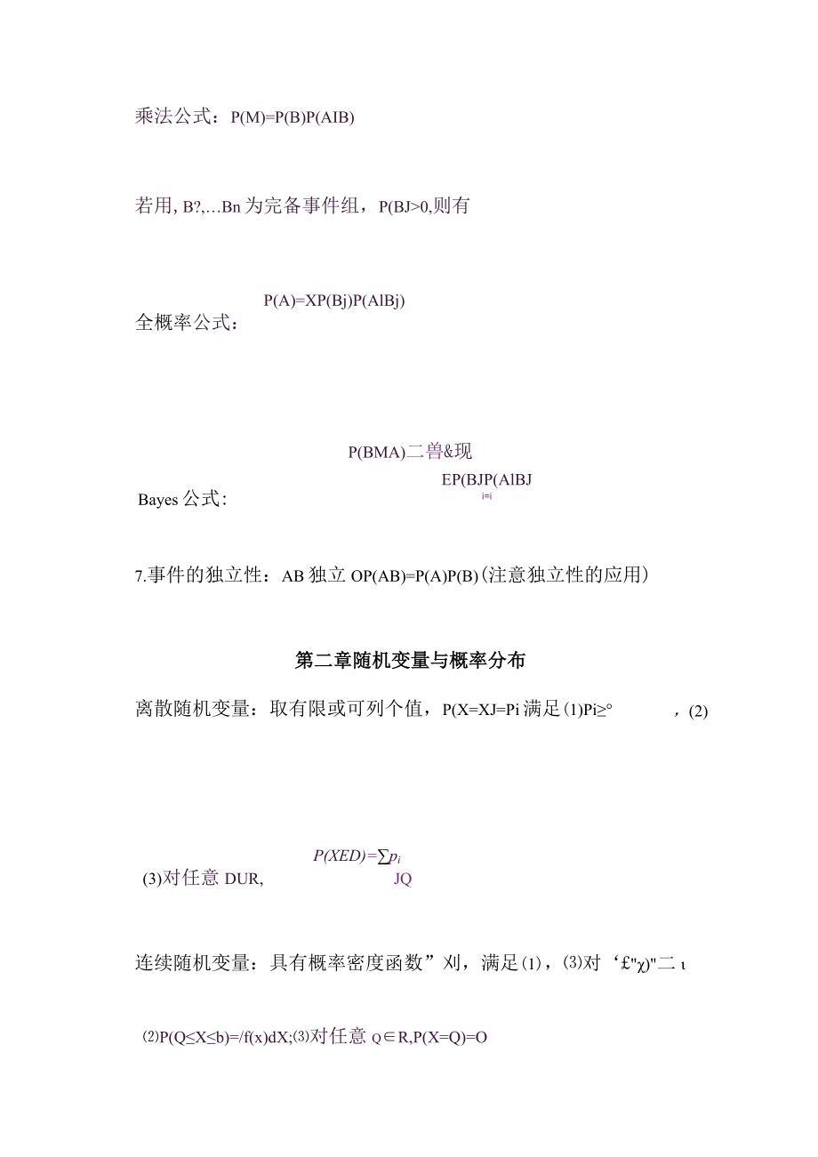 《概率论与数理统计》复习重点.docx_第2页