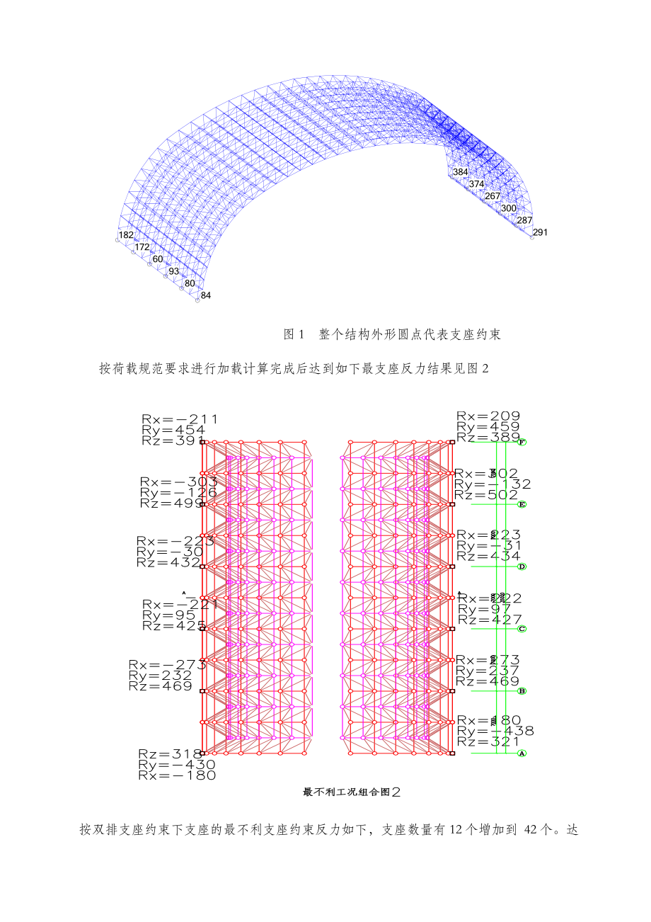 电厂干煤棚螺栓球网架设计的选型及处理的方法.docx_第3页