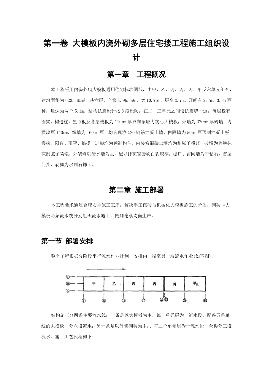 16大模板内浇外砌多层住宅搂工程施工组织设计.docx_第3页