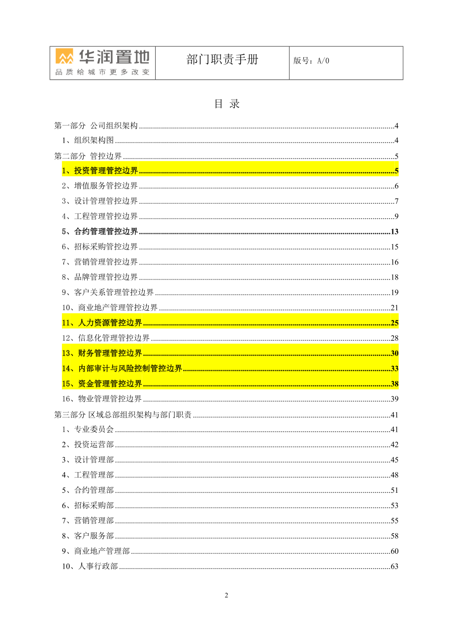 H地产江苏省公司部门职责.docx_第2页