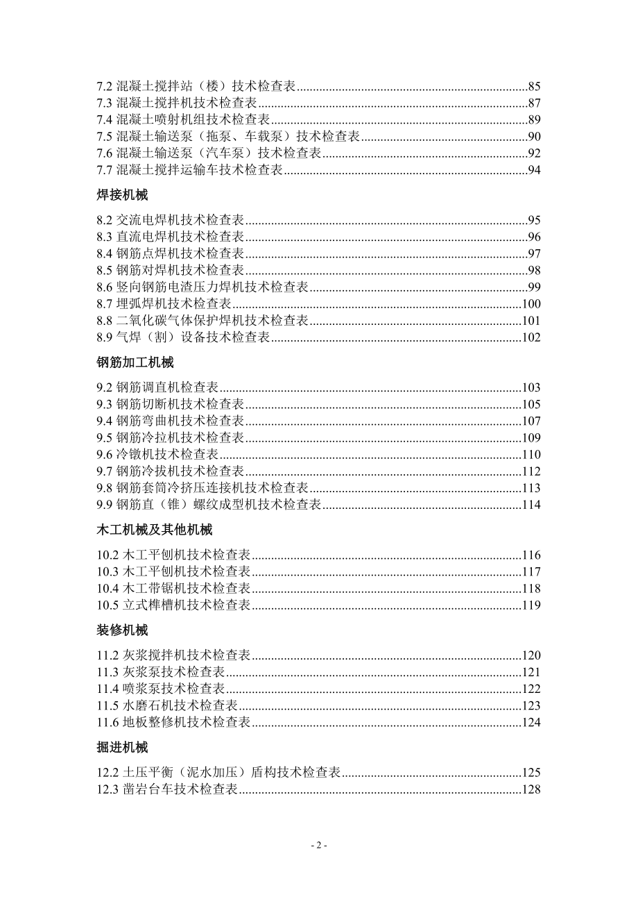 《施工现场机械设备检查技术规程》附检查表.docx_第2页