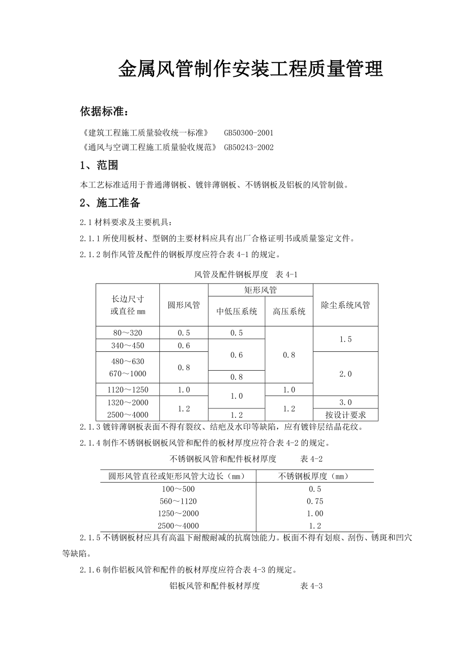 03 金属风管制作安装工程质量管理.docx_第1页