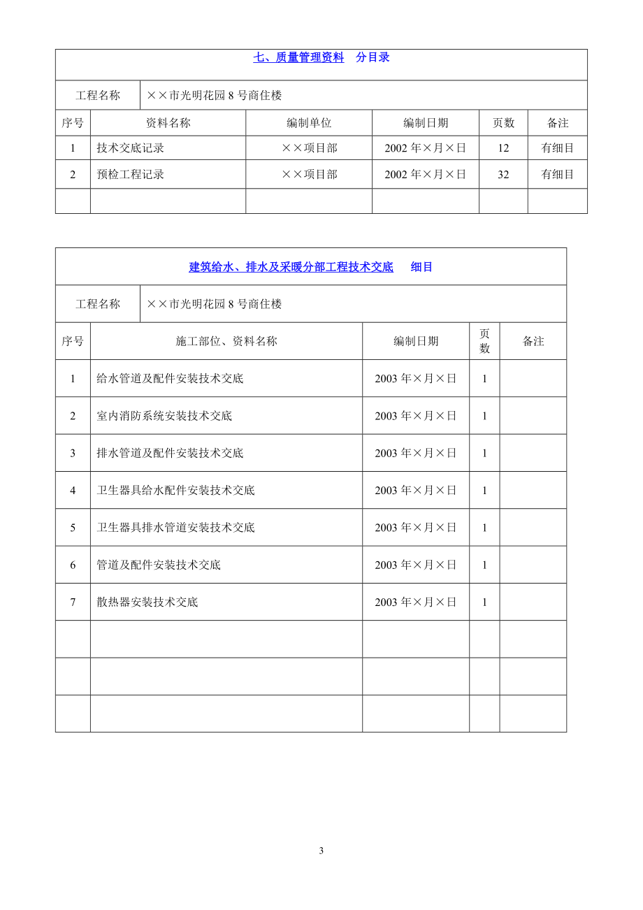 4.5第五册建筑给水、排水与采暖工程施工资料(DOC12页).doc_第3页