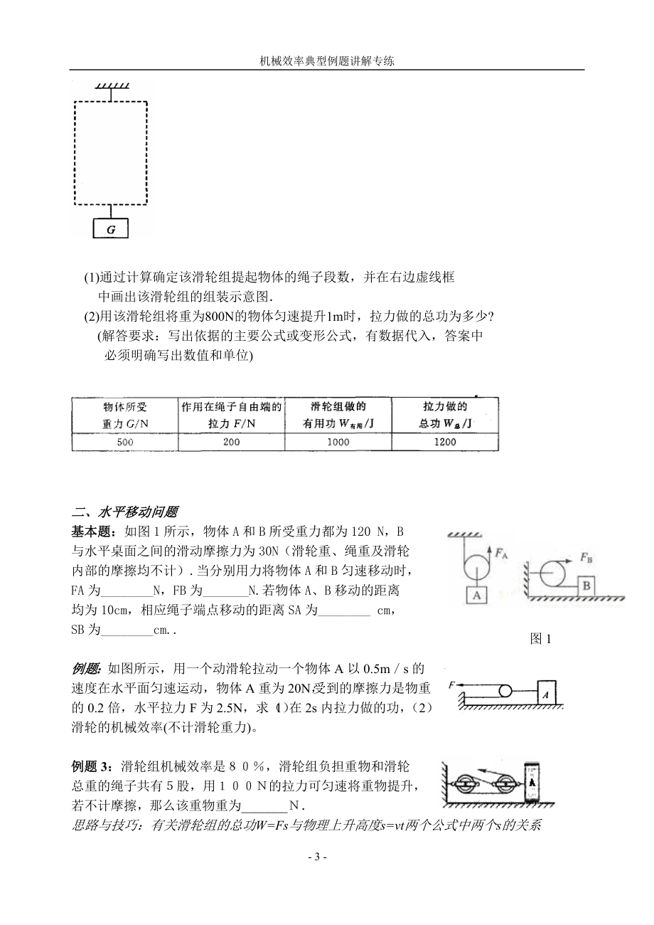 XXXX机械效率典型例题讲解专练.docx_第3页