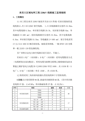 220kv输电线路工程建设监理实施细则(陈).docx