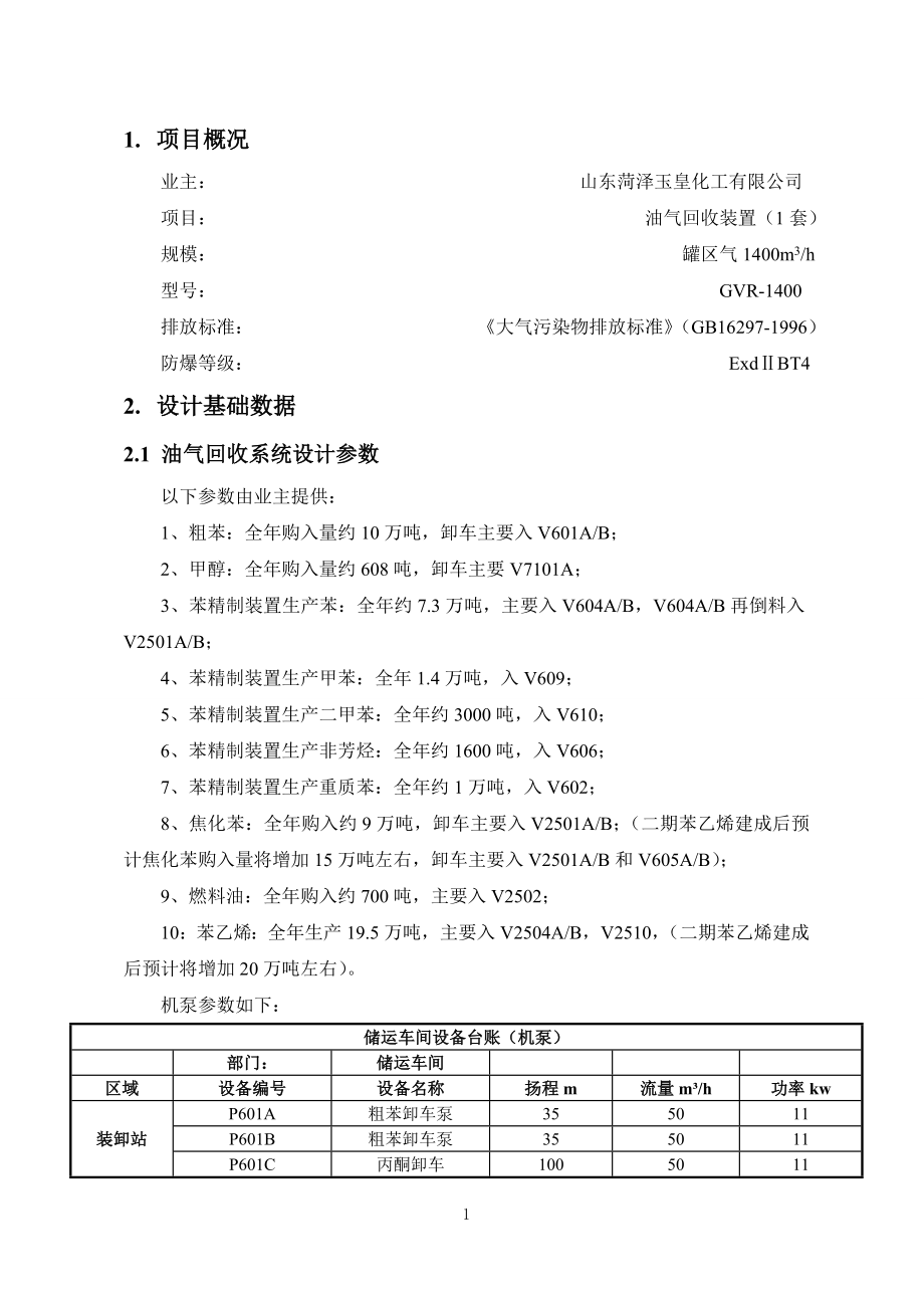 XXXX-07-10(1)山东玉皇化工有限公司罐区排放气油气回收.docx_第3页