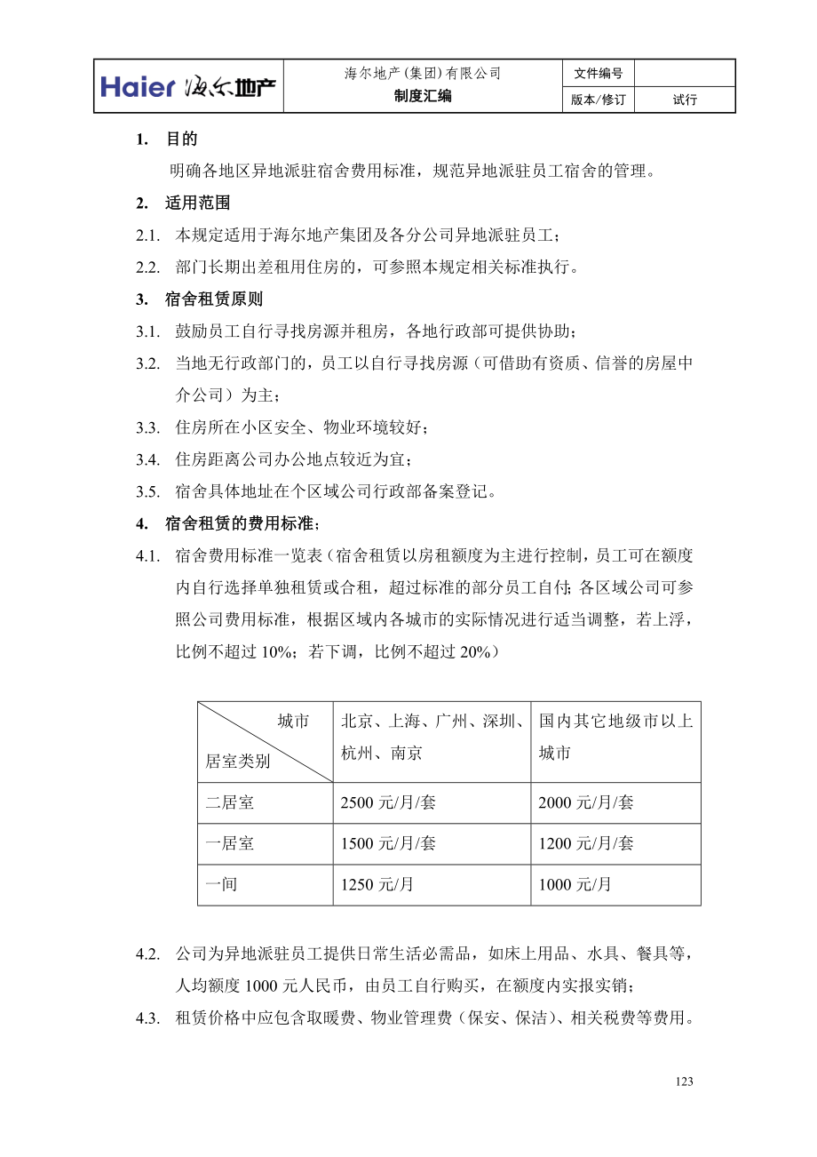 6、海尔房地产异地派驻宿舍管理规定.docx_第2页