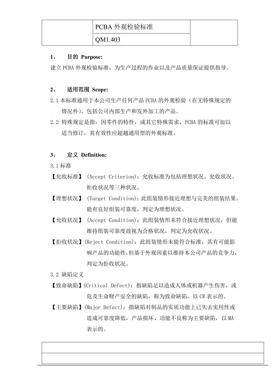 PCBA外观检验标准_(完整).docx_第2页