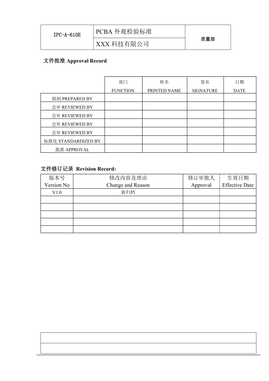 PCBA外观检验标准(IPC-A-610E_完整).docx_第1页