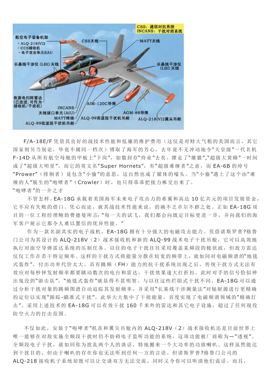 EA-18G“咆哮着”电子战机.docx_第3页