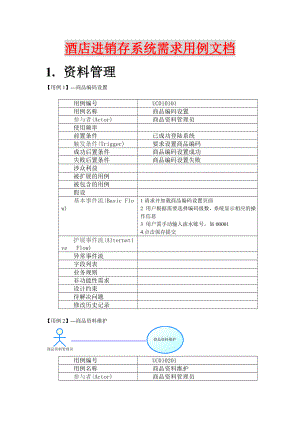 酒店进销存系统需求用例文档.docx