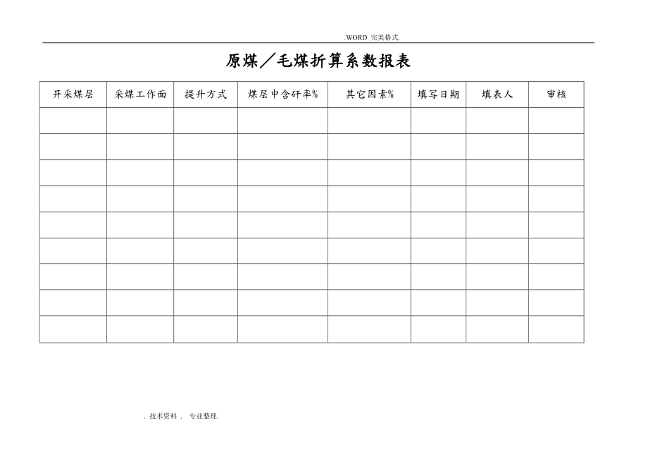 煤矿监控室各种表格(DOC43页).doc_第2页