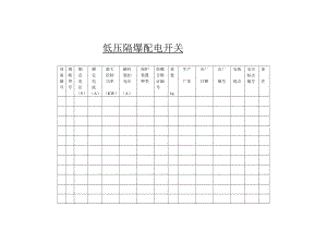 煤矿机电设备检修记录表格.docx