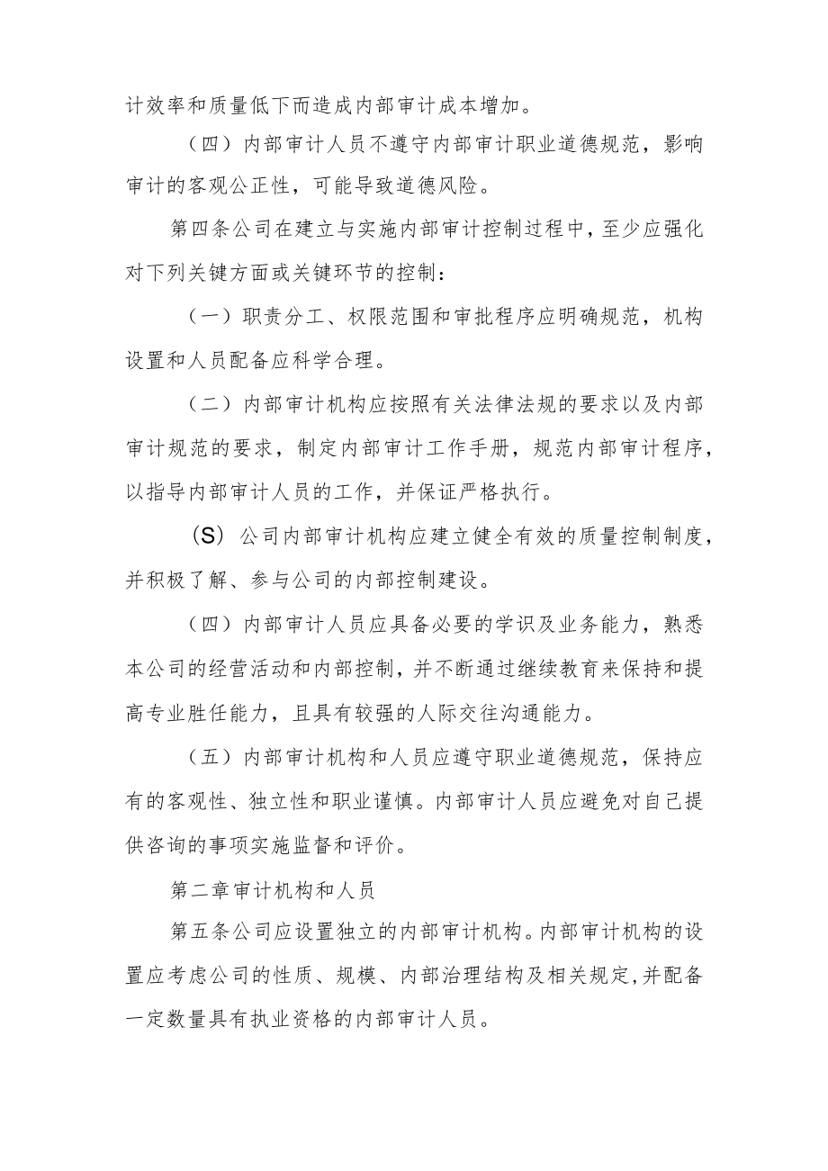 科技股份公司内部审计控制制度.docx_第2页