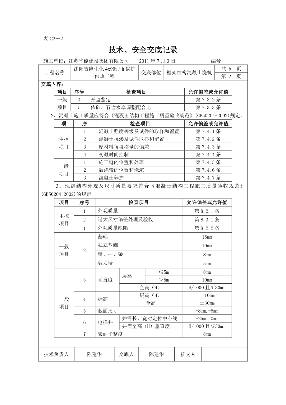 框架结构混凝土浇筑施工工艺.doc_第2页