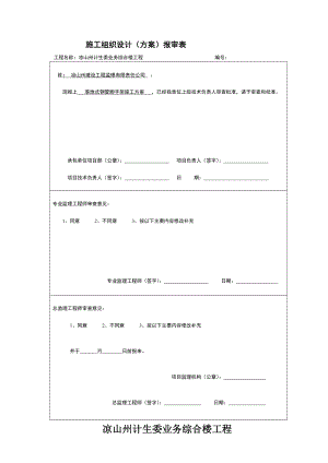 四川某综合楼落地式钢管脚手架施工方案.doc