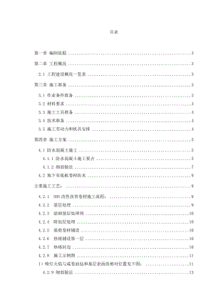 某工程防水施工方案.doc