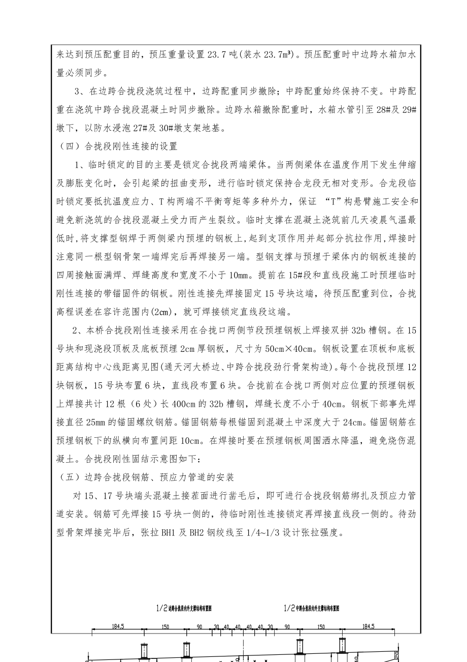 公路大桥合拢段施工技术交底.doc_第2页