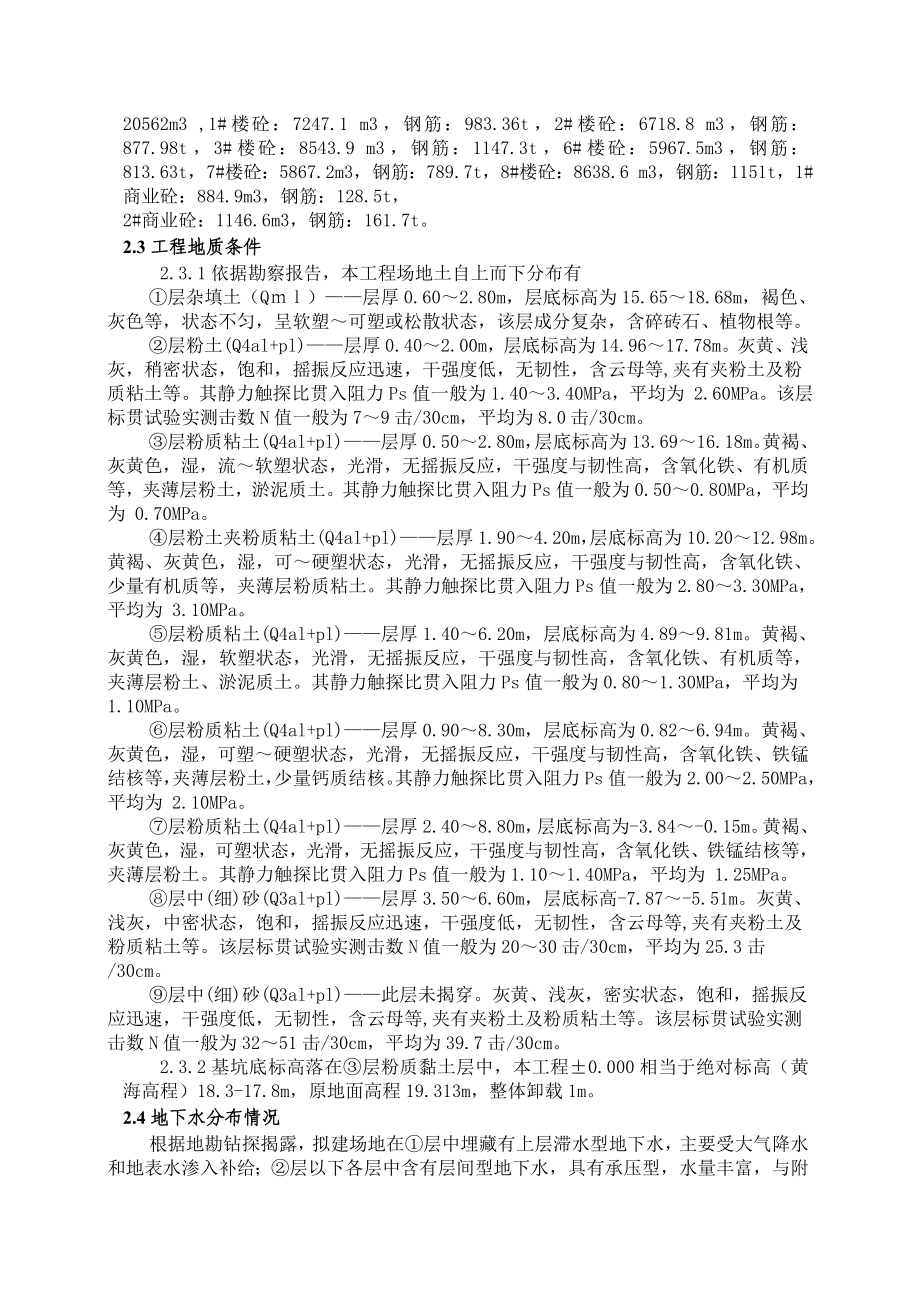 某建设项目基坑支护与降水方案.doc_第3页