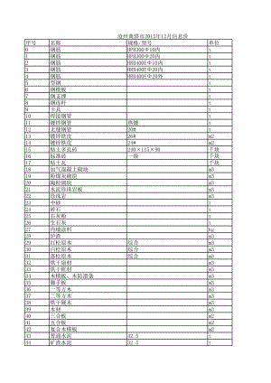 沧州黄骅市年12月建设工程材料信息价.xls