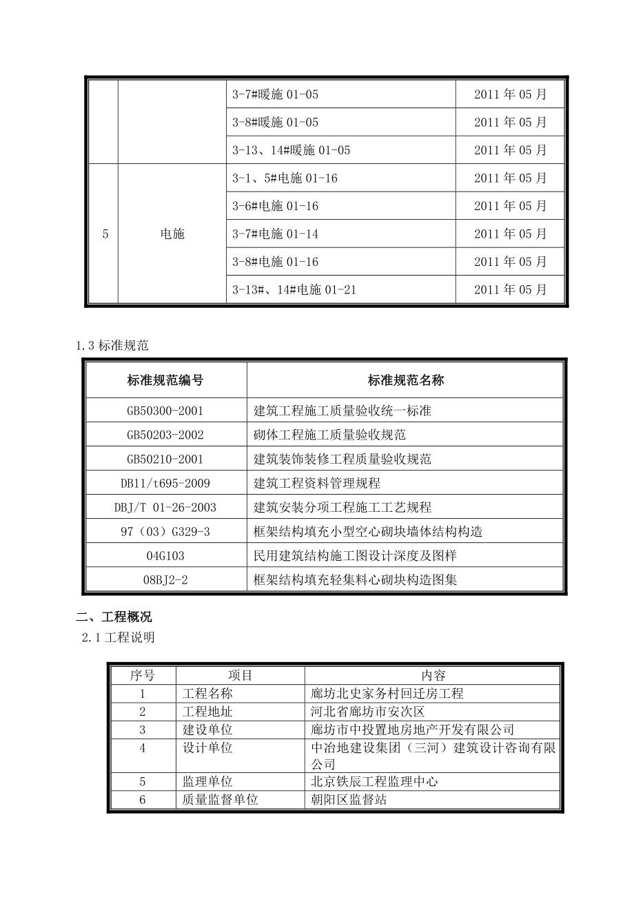 河北某回迁房工程二次结构施工方案.doc_第2页